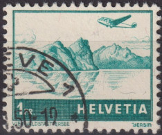 1941 Flugpost Schweiz ⵙ Zum:CH F32, Mi:CH 392,Yt:CH.PA 32, Vierwaldstättersee - Gebruikt