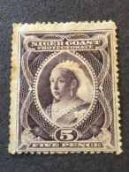 NIGER COAST  SG 55  5d Purple   CV £16 - Nigeria (...-1960)