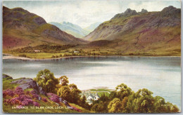 LOCH LONG - Entrance To Glen Croe - Artist Edward Thompson - Valentine Art Colour 1050 - Dunbartonshire