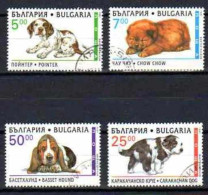 Bulgarie 1997 Chiens (8) Yvert N° 3704 à 3707 Oblitérés Used - Gebruikt