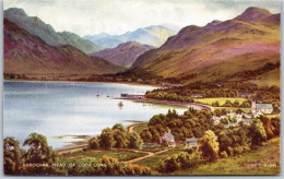 Arrochar, Head Of LOCH LONG - Entrance To Glen Croe - Artist Edward Thompson - Valentine Art Colour 1045 - Dunbartonshire