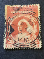 NIGER COAST  SG 45  ½d Vermilion FU - Nigeria (...-1960)