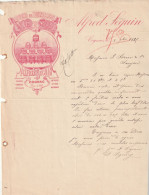 16-A.Seguin..Atelier De Tonnellerie, Foudres, Tonneaux, Futailles.....Cognac..(Charente)...1885 - Otros & Sin Clasificación