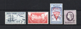 Ross Dependency 1967 Set Definitive Stamps (Michel 5/8) MNH - Neufs