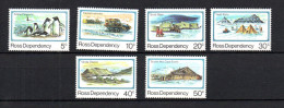 Ross Dependency 1982 Set Definitive Antactics Stamps (Michel 15/20) MNH - Ongebruikt