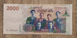 Billet 2000 Dinars 2020 Commémoratif Algérie Afrique - Algérie