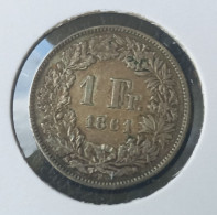 1F 1861 - 1 Franken
