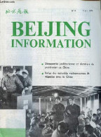 Beijing Information N°9 5 Mars 1979 - Démocratie Prolétarienne Et Dictacture Du Prolétariat En Chine - Rétablir L'ordre - Autre Magazines