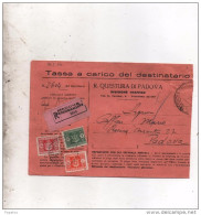 1946 LETTERA RACCOMANDATA CON ANNULLO PADOVA - Taxe