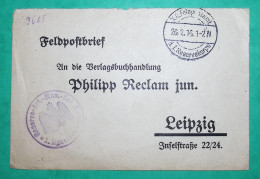 FELDPOSTBRIEF RESERVEKORPS LEIPZIG 1916 WW1 - Feldpost (postage Free)