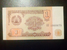 Billet De Banque Du Tadjikistan 1 Somoni 1994 - Tagikistan