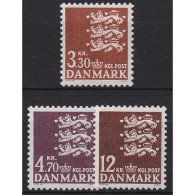 Dänemark 1981 Kleines Reichswappen 725/27 Postfrisch - Unused Stamps