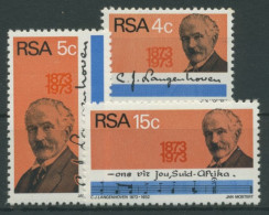 Südafrika 1973 C. J. Langenhoven Politiker Und Schriftsteller 424/26 Postfrisch - Nuovi
