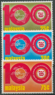 Malaysia 1974 Weltpostverein UPU 121/23 Postfrisch - Malasia (1964-...)