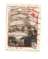 (REPUBBLICA ITALIANA) 2020, GABINETTO G. P. VIEUSSEUX, FIRENZE - Serie Di 1 Francobollo Usato - 2011-20: Afgestempeld