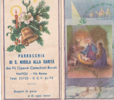 Calendarietto - Parrocchia Di S.nicola Alla Carità Dei Pii Operai Catechisti Rurali - Napoli - Anno 1956 - Formato Piccolo : 1941-60