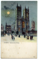 ARTIST CARD : LONDON, WESTMINSTER ABBEY (MOONLIGHT) - Westminster Abbey