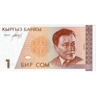 Billet, KYRGYZSTAN, 1 Som, 2000, 1999, KM:15, NEUF - Kirgisistan
