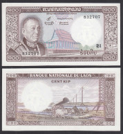 Laos - Lao  100 KIP Banknote (1974) Pick 16 UNC (1)      (29691 - Andere - Azië