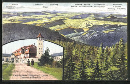 AK Oberwiesenthal, Das Keilberg-Hotel, Landschaftspanorama  - Oberwiesenthal