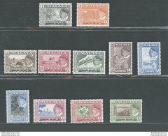 1960 Malaysian States - Johore - Stanley Gibbons N. 155/165 - 11 Valori - MNH** - Other & Unclassified