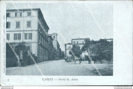 An707 Cartolina  Chieti Porta S.anna Inizio 900 - Chieti