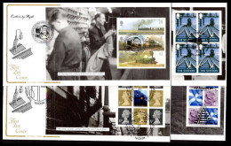 2004 Letters By Night Set Of 4 Special Cotswolds FDC's. - 2001-2010 Em. Décimales