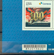 SI 20 Brazil Institutional Stamp Athletico Paranaense Football Hurricane 2024 Bar Code - Personalized Stamps
