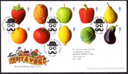 2003 Fruit And Vegetables Pear Tree First Day Cover. - 2001-2010 Em. Décimales