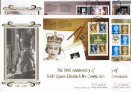 2003 Coronation Prestige Mercury Booklet Panes First Day Cover. - 2001-2010 Dezimalausgaben