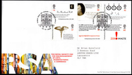 2004 Royal Society Of Arts WC2 Postmark First Day Cover. - 2001-2010 Em. Décimales