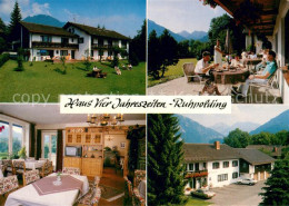 73726324 Ruhpolding Haus Vier Jahreszeiten Restaurant Terrasse Alpenblick Ruhpol - Ruhpolding