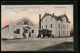 AK Bad Oppelsdorf, Kaiser-Bad Und Hotel Villa Dresdensia  - Sudeten