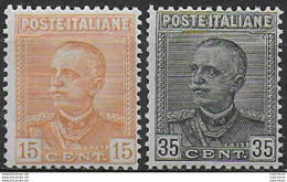 1929 Italia Vittorio Emanuele III 2v. MNH Sassone N. 240/41 - Other & Unclassified