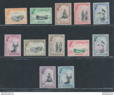 1956 SWAZILAND - Stanley Gibbons N. 53/64 - 12 Valori - MNH** - Andere & Zonder Classificatie