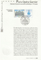 " OPERA GARNIER PARIS " Sur Notice Officielle 1er Jour De 2006. N° YT 3926. Parfait état. FDC - 2000-2009