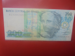 BRESIL 200 CRUZADOS NOVOS 1989 Circuler (B.33) - Brazil