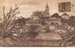 LORMES - Vue Sur L'Eglise Et Le Haut De La Ville - Très Bon état - Lormes