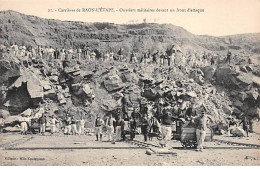 Carrières De RAON L'ETAPE - Ouvriers Militaires Devant Un Front D'attaque - Très Bon état - Raon L'Etape