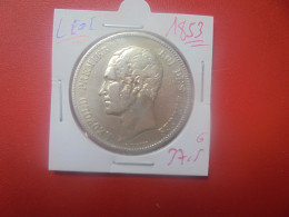 Léopold 1er. 5 FRANCS 1853 ARGENT (A.4) - 5 Francs