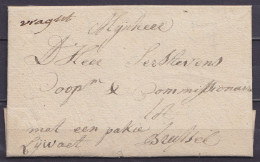 L. Datée 7 May 1779 De ANTWERPEN Pour BRUSSEL - Man. "met Een Pakje Lywaet" (avec Un Paquet De Tissus) & Man. "vragst" ( - 1714-1794 (Paises Bajos Austriacos)