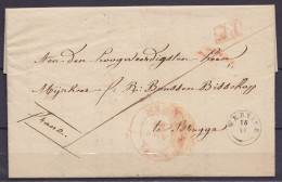 L. Datée 14 Novembre 1839 De (l'hôpital De) WERVICK Càd T18 WERVICK & MENIN /15 NOV 1839 Pour BRUGGE - [P.P.] (au Dos: C - 1830-1849 (Unabhängiges Belgien)