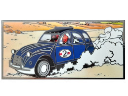 Très Beau Pin's 2 Cv Numérote - Citroën