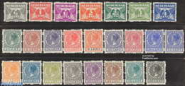 Netherlands 1928 Definitives 4 Sided Syncopatic Perf. 24v, Unused (hinged) - Nuevos
