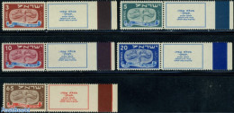 Israel 1948 New Year 5v, Mint NH, Various - New Year - Unused Stamps (with Tabs)