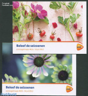 Netherlands 2012 Seasons, Presentation Pack 462a+b, Mint NH, Nature - Flowers & Plants - Fruit - Ungebraucht