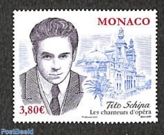 Monaco 2020 Tito Schipa 1v, Mint NH, Performance Art - Music - Neufs