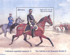 Romania 2019 Royalties Uniforms S/s, Mint NH, Nature - Various - Horses - Uniforms - Unused Stamps