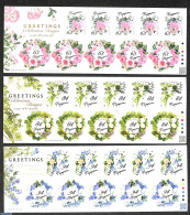 Japan 2020 Flowers 3 M/s S-a, Mint NH, Nature - Flowers & Plants - Nuovi