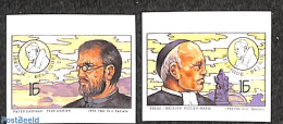 Belgium 1994 Beatification 2v, Imperforated, Mint NH, Religion - Religion - Neufs